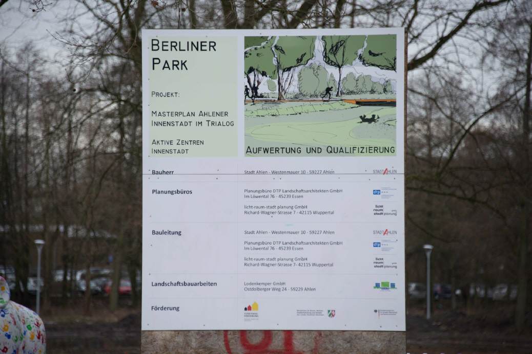 Laufstrecke Ahlen Berliner Park